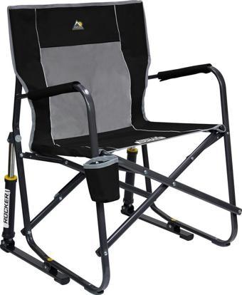 Gci Outdoor Freestyle Amortisörlü Katlanır Kamp Sandalyesi SİYAH
