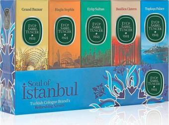 Eyüp Sabri Tuncer 16Ml Silindir Cam Şişe Kolonya 5 Li Set Soul Of İstanbul