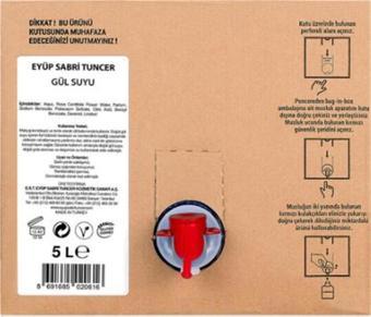 Eyüp Sabri Tuncer Gül Suyu 5 Litre - Bag İn Box