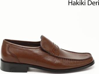 Erkek Taba Antik Kösele Taban Hakiki Deri Klasik Ayakkabı