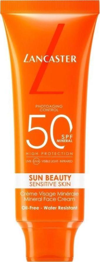 Lancaster Sun Beauty Sensitive Skin Mineral Face Cream SPF50 50 ML