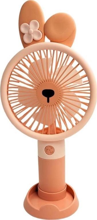 bigmate Mini El Fanı Taşınabilir Serinletici Şarjlı Vantilatör 3 Kademeli Hız Ayarı FQ1536C