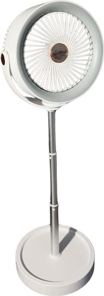 bigmate Masa Tipi Midi Fan – Taşınabilir Şarjlı Kademeli Hız ve Yükseklik Ayarı YS2298B