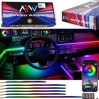 SsangYong Torres EVX Uyumlu 64 Renk 210 Mod Animasyonlu Araç İçi Ambiyans Led Aydınlatma