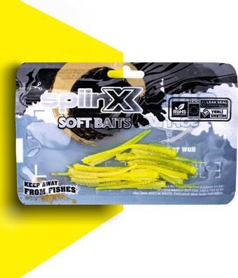 SPIINX SANDWORM SİLİKON 6CM 18P GLOW LEMONADE