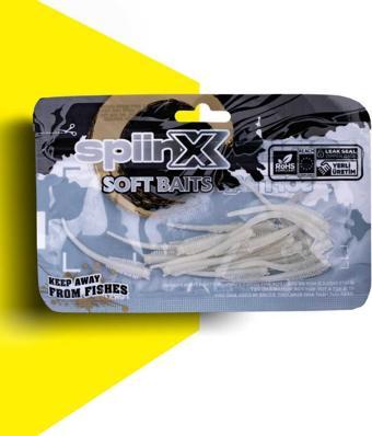 SPIINX SANDWORM SİLİKON 6CM 18P GLOW PEARL WHITE