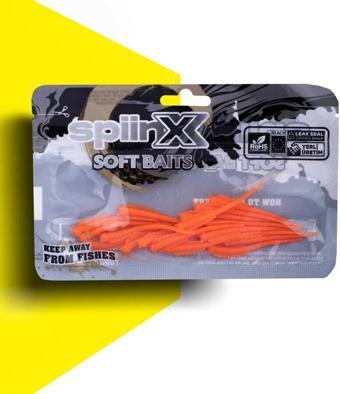SPIINX SANDWORM SİLİKON 6CM 18P UV ORANGE