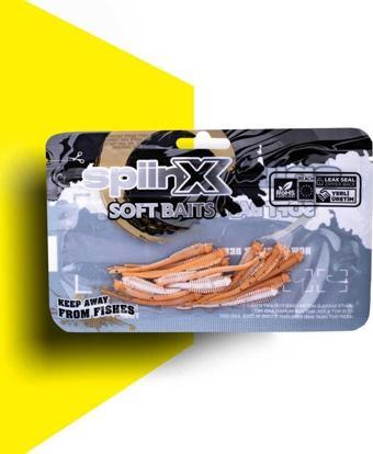 SPIINX SANDWORM SİLİKON 6CM 18P MILKY TAN