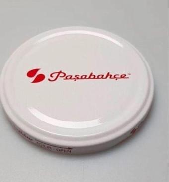 Paşabahçe 100 Adet Konserve Kavanoz Kapağı Metal Beyaz Silikonlu Kapak