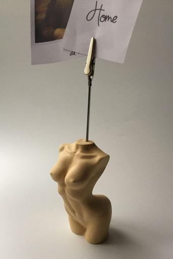 Sin İstanbul Kadın Torso Beton Notluk Bej, Not Tutacağı