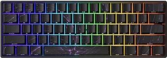 AKKO MONSGEEK FUN60 Max Nebulae Black Hall Effect Manyetik Switch ARGB Kablosuz Hotswap Mekanik Gaming Klavye