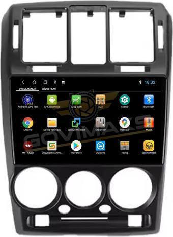 GOVİMAKS HYUNDAİ GETZ   2002-2011 SİYAH 2 GB RAM 32 GB HAFIZA ANDROID MULTIMEDIA TEYP