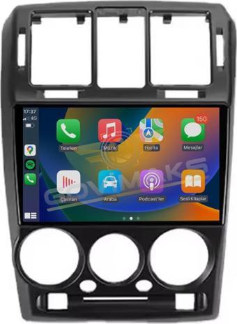 GOVİMAKS HYUNDAI GETZ 2002-2011 SİYAH 6 GB RAM 128 GB HAFIZA ANDROID MULTIMEDIA TEYP