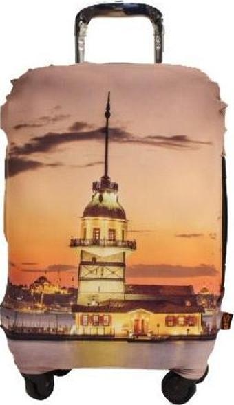 (My#34 Kız Kulesi) VALİZ İÇİN KILIF