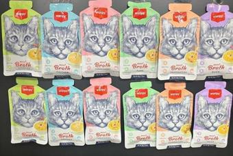 Karışık Aromalı Kedi Çorbası 50 gr x 12 Adet Sıvı Kedi Ödülü GÜLMİRZAPETSHOP