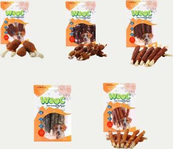 Saygın Pet Wooc 5'li Süper Lezzet Tavuk But, Ördek Sargılı,Tavuk Sargılı,Balık Derisi,Ciğer&Ördek