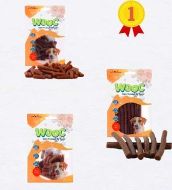 Saygın Pet Wooc Ördekli Mini Stick, Tavuklu Mini Stick ve Kuzulu Stick 3x80 gr