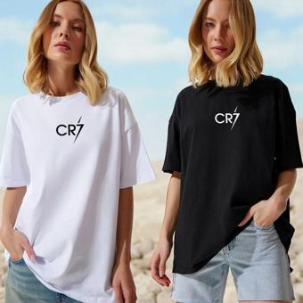 Unisex, 2 Li Paket, Siyah-beyaz, Basic, Oversize, Geniş Kalıp, Penye, T-shirt Tişört
