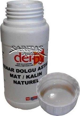 Derby Deri Kenar Boyası Dolgu Astarı Mat Kalın 100 ml (Leathercraft, Deri Hobi)