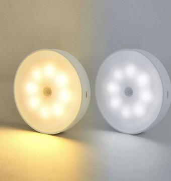 SGE TEKNOLOJİ 16 LED 2 RENK 5 MODLU BEYAZ VE GÜN IŞIĞI HAREKET SENSÖRLÜ TYPE-C GİRİŞLİ LED LAMBA