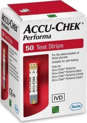 Accu Check Performa Strip 50'lik Stick