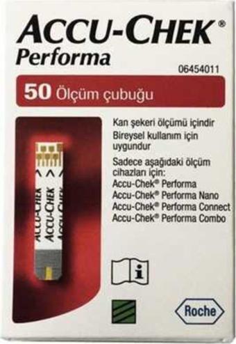 Performa Şeker Ölçüm Çubuğu 50 Strip
