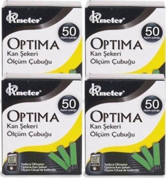 Kan Şekeri Ölçüm Çubuğu Strip 4 Kutu X 50 Adet