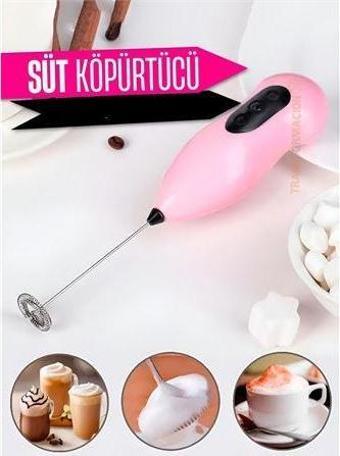Süt Köpürtücü Kahve Karıştırıcı Mini Pilli Mixer Çırpıcı