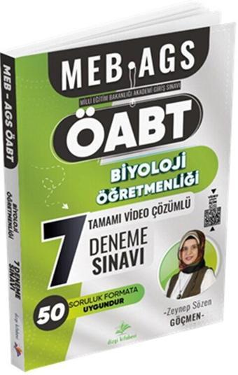 Dizgi Kitap 2025 MEB AGS ÖABT Biyoloji Öğretmenliği Tamamı Video Çözümlü 7 Deneme Sınavı - Dizgi Kitap Yayınları