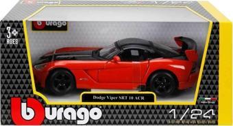 22114 Burago 1:24 Dodge Viper SRT 10 ACR Model Araba
