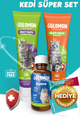 Kedi Süper Set (muti Paste & Malt Paste & Plus B)