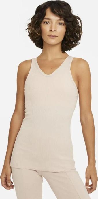Nike Yoga Top Tank Esnek Yapılı Lazer Kesimli Yoga Atleti 