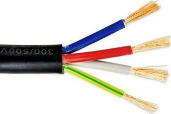 Lide Elektrik Kablosu 300/500V 4x0,5mm2 10 Metre