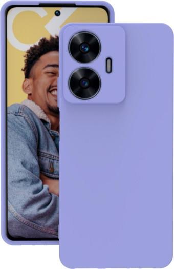 Realme C55 Kılıf Kamera Korumalı Silikon Rubber Arka Kapak