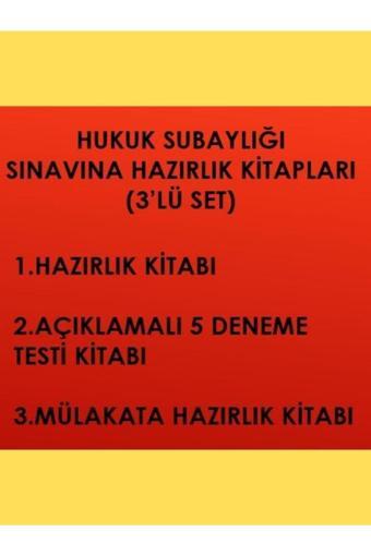 Hukuk Subaylığı Sınavına Hazırlık Kitabı 3’Lü Set (1) - ASK Yayınları