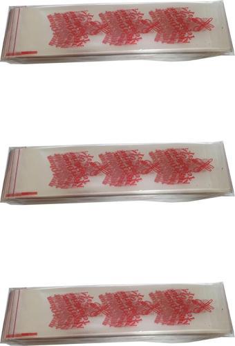 Çatal Kaşık Bıçak Poşeti - Afiyet Olsun Yazılı Baskılı - Şeffaf - 1 Kg. lık 3 Paket