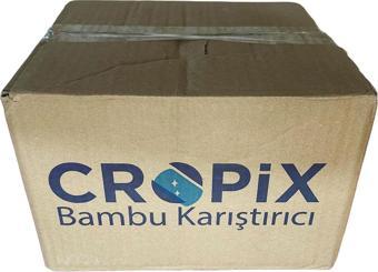 Cropix Tahta Ahşap Bambu Doğal Çay Kahve Karıştırıcı Çubuk Kaşık - 10.5 Cm. - 400 Adetlik 24 Paket