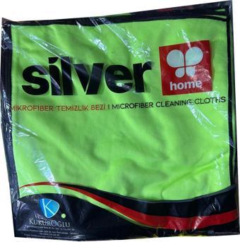 Silver Home Mikrofiber Bez Temizlik Toz Cam Bezi - 40 x 40 Cm. - 10 Adet