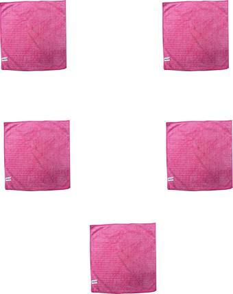 Silver Home Kareli Mikrofiber Temizlik Toz Cam Bezi -55 Gr. -300 Kalite -40x40 Cm. -5 Adetlik Paket