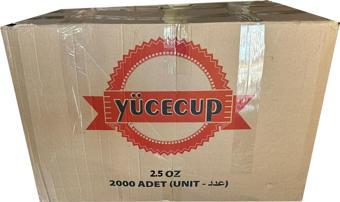 Dağyüce Kağıt Karton Bardak Tek Kullanımlık Mini Kahve Tadım Bardağı - 2,5 Oz - 2000 Adet / Koli