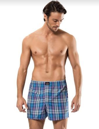 ERDEM 1440 ERKEK DESENLİ POPLİN BOXER 6 ADET