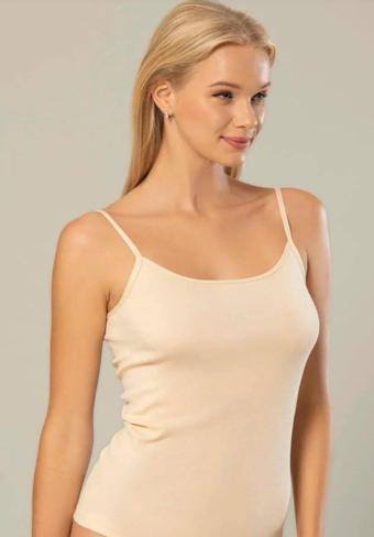 ERDEM 2153 KADIN LİKRALI İP ASKILI ATLET TEKLİ 