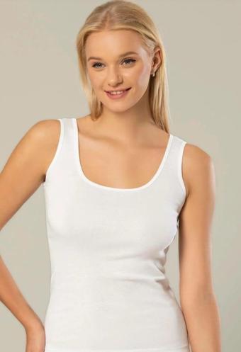 ERDEM 2105 KADIN KALIN ASKILI RİBANA ATLET 10 ADET