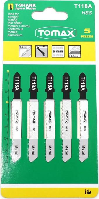 TOMAX NORMAL KESİM METAL DEKUPAJ AĞZI (T118A) - 5 Adet