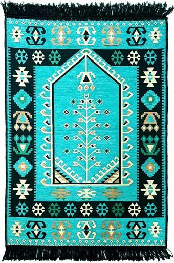 Shark Anadolu Seccade Kilim 12 Turkuaz