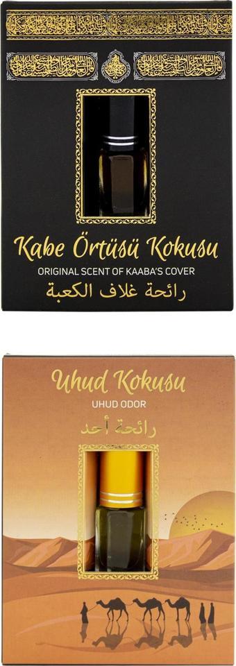 Kabe Örtüsü Kokusu Ve Uhud Kokusu Alkolsüz Esans 3ml