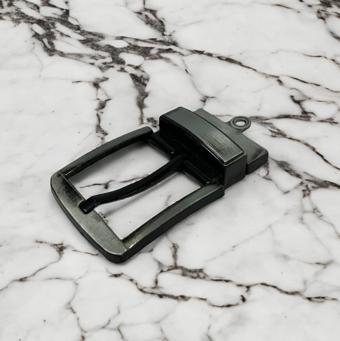 Kemer Tokası 4,5 cm Döner Kafa 1 Adet Siyah Silme (Leathercraft, Deri Hobi)