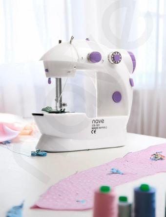 Nave Cs-101 Mini Ev Tipi Dikiş Makinesi Fonksiyonel Ön Masa, İki Hız Kontrolü Ve Pratik Özellikler