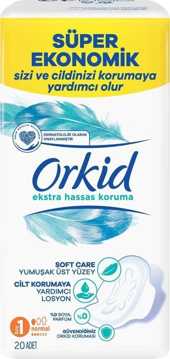 Orkid Ekstra Hassas Koruma Ped Normal 20x3 60 Adet