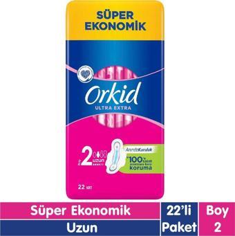 Orkid Ultra Extra Ped Uzun 22 Adet